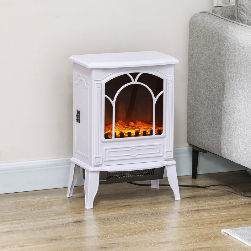 Poêle électrique avec protection contre la surchauffe 750W / 1500W Blanc, Noir