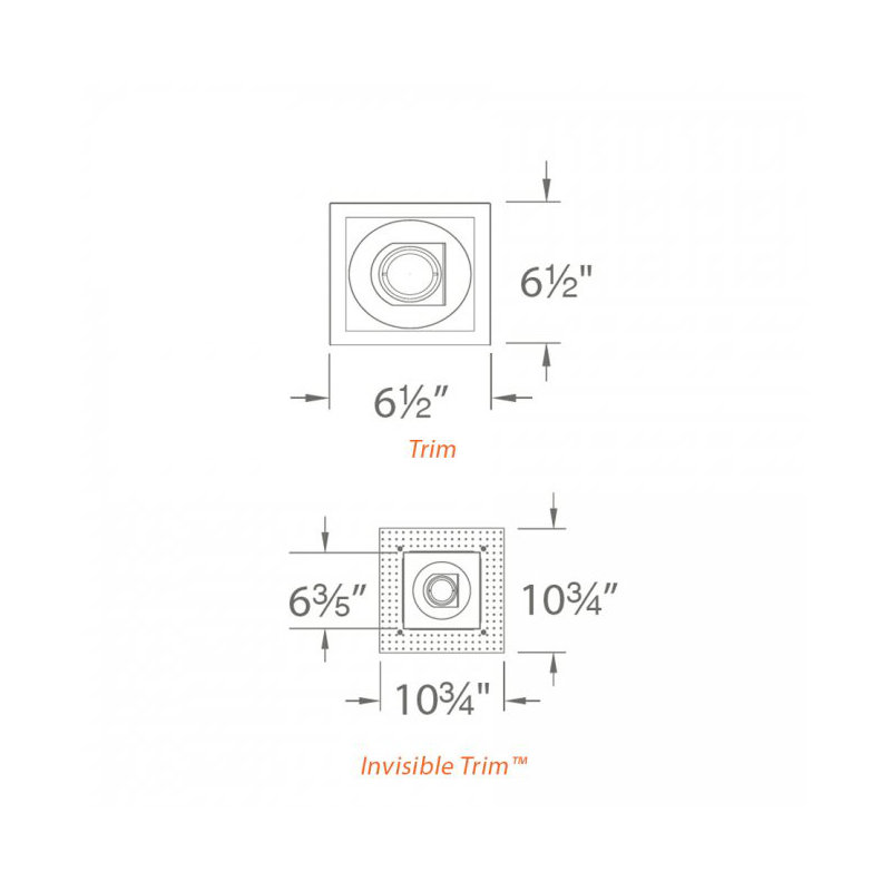 Tesla 6.5'' Dimmable Standard Recessed Lighting Kit, Spot