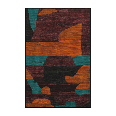 Tapis abstrait moderne 4278