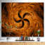 «Brown Fire Fractal Flower Design», impression-34273117-35222378