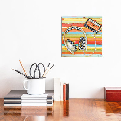 Mixtape by Danny Phillips - Wrapped Canvas Painting