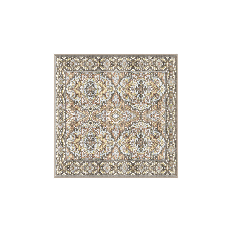 Tapis avec envers antidérapant Flemmie, Carré 3 pi
