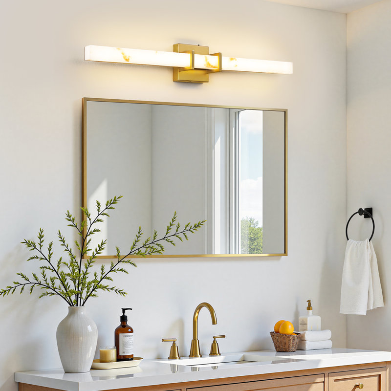 Applique murale de salle de bain à intensité variable de 76 cm (30 po) au-dessus du miroir, avec réglage de la température de couleur (5 CCT).