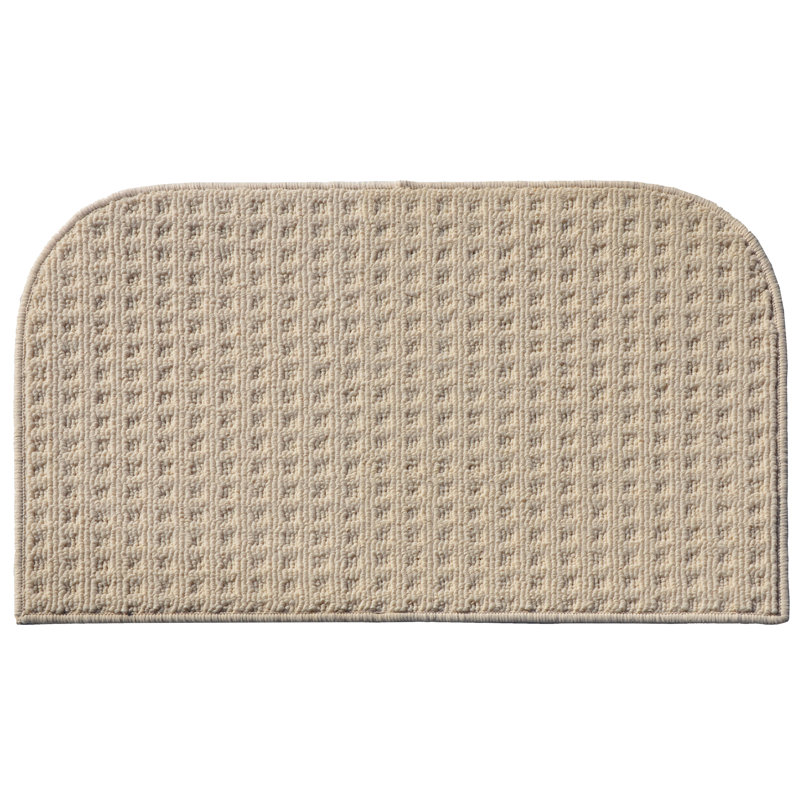 Benji Non-Skid Kitchen Mat, Ivory, Rectangle 1'6" x 2'6"