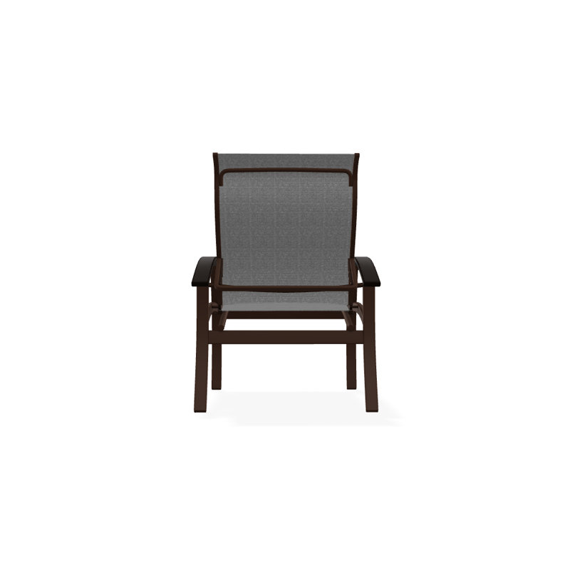 Chaise de patio Askar, Noir, Titane Sunbrella®, Kona texturé