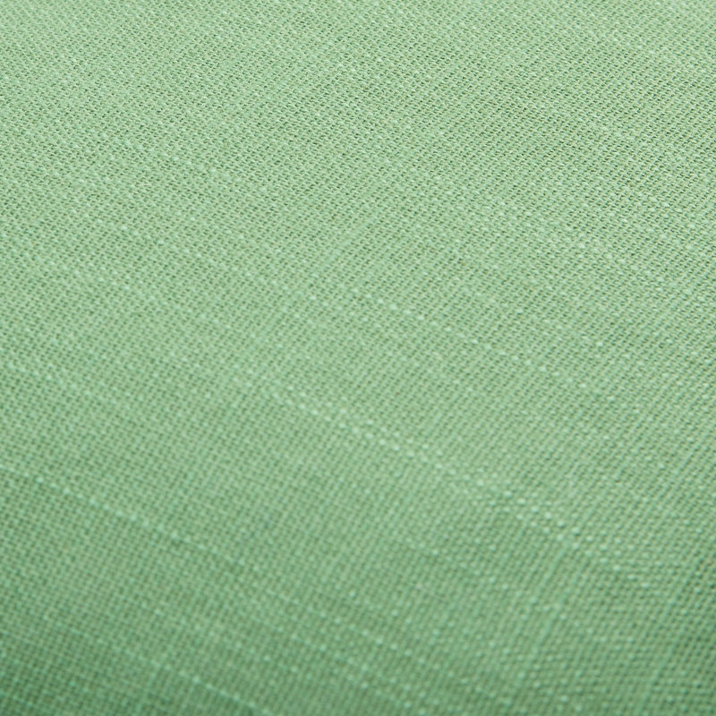 Coussin rectangulaire 100% coton Laurette, Vert moyen, Housse de coussin seulement - sans coussin