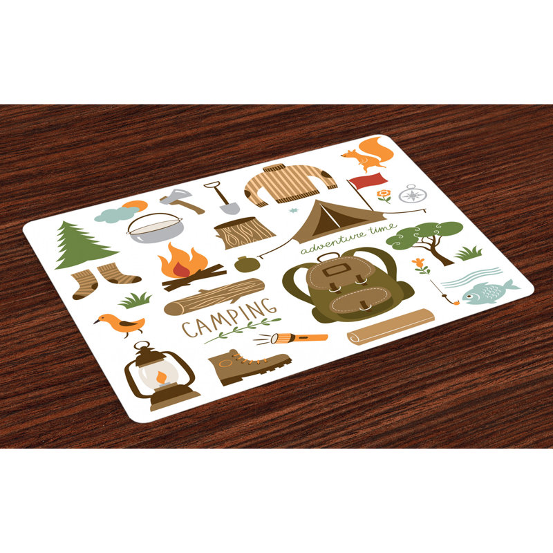 Moser Adventure Camping Equipment Placemat