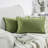 Velvet Pompom Collection Silky Velvet Series Pom Pom Decorative Throw Pillow(Set of 2)-683941475-707584497