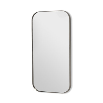 Aalina Metal Flat Wall Mirror