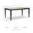 Mendinfort Rectangular Dining Room Table