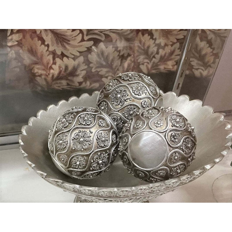 Elido Handmade Decorative Bowl 1, SIlver