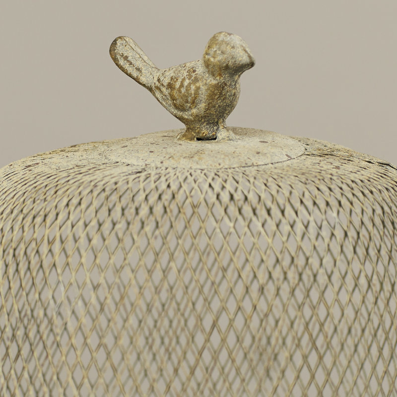 Ensemble de lanternes de table en fer 2 pièces