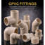 SUPPLYGIANT 10pcs 1/2 Inch CPVC End Cap Socket Pipe End Stop Fitting White-131493102