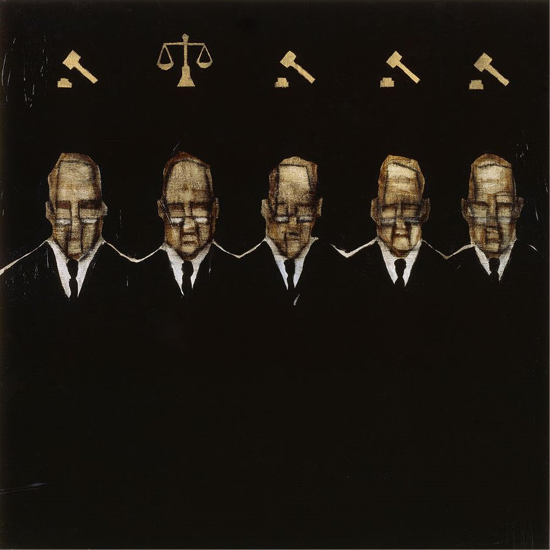 " Justice ", Outdoor, 40" H x 40" W
