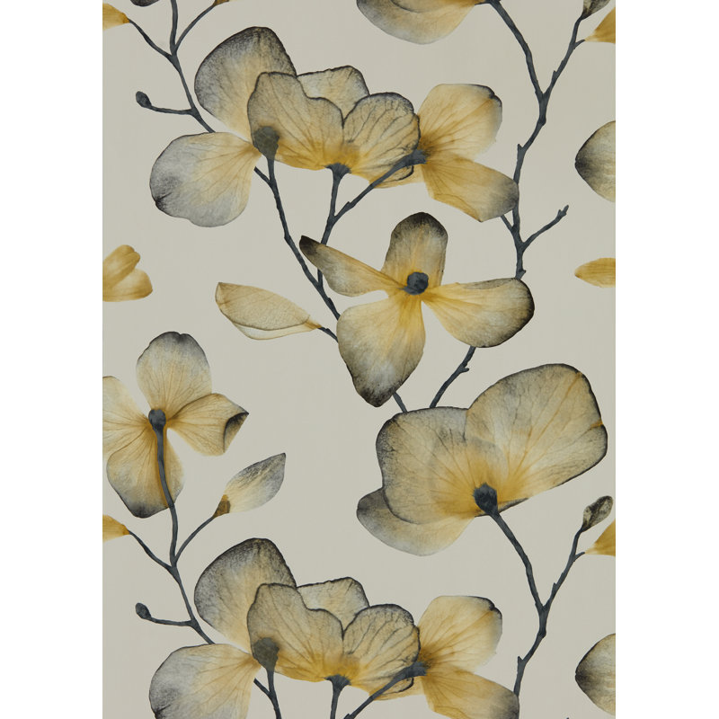Kienze Wallpaper, Ochre/Steel