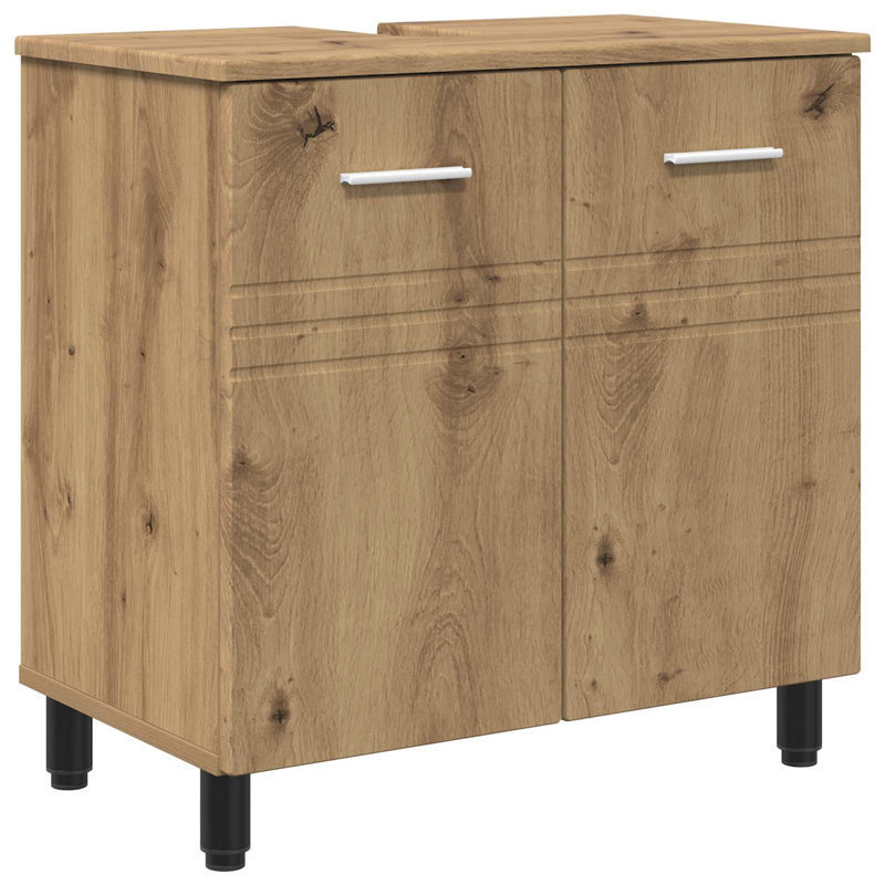 60cm Bathroom Vanity Base Only, Artisan Oak