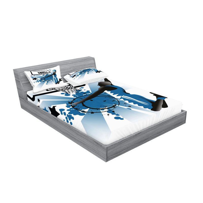 Drap-housse et coussin décoratif Ambesonne, California King Sheet Set + 5 Additional Pieces
