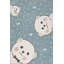 Tapis décoratif tissé vert machine lavable à la machine-2098649244