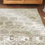 Tapis de couloir brun marocain à motif géométrique antidérapant lavable-1833218523