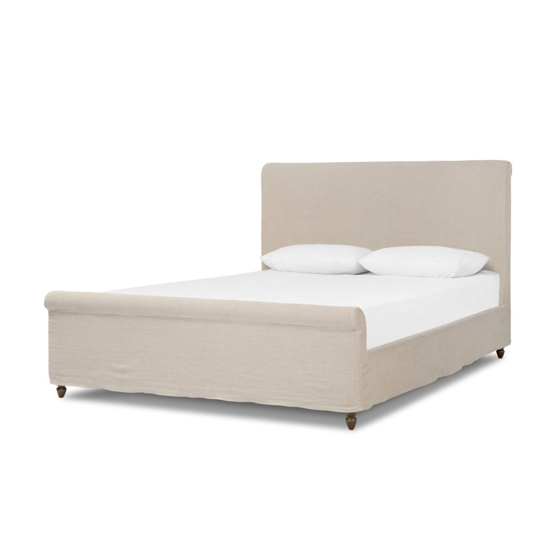 Dalia Bed, Cream, Queen