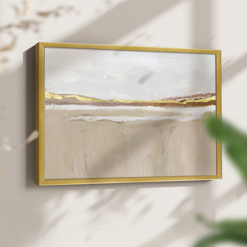 Gilded Expanse I - Impression encadrée - Restickable, H 11 po x l 14 po