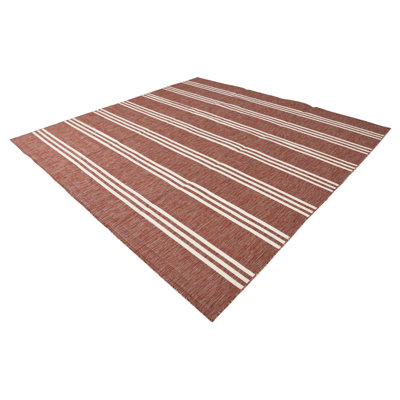 Tapis d'extérieur couleur rouille