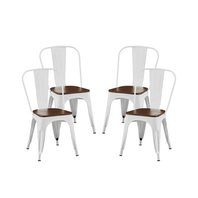 Kalino 18'' H Metal Stacking Side Chair