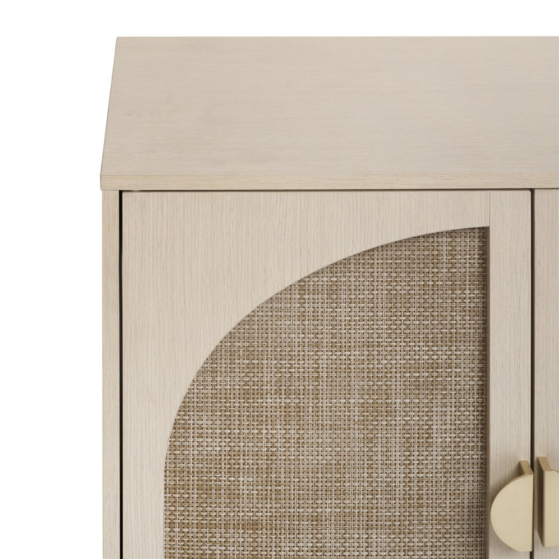 Buffet décoratif Cheshunt, Naturel, H 31,54 po x l 58,9 po x P 15,59 po
