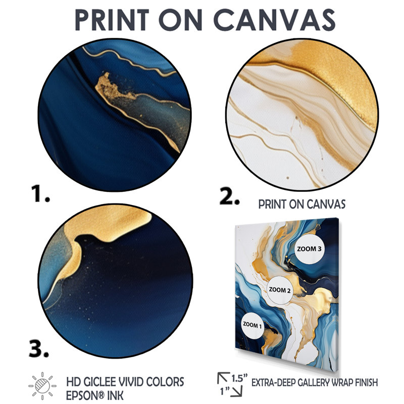 «Distant River liquide», reproduction d'art mural plage et océan, H 44 po x l 34 po x P 1,5 po