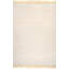 Tapis géométrique beige touffeté à la main-1600032931