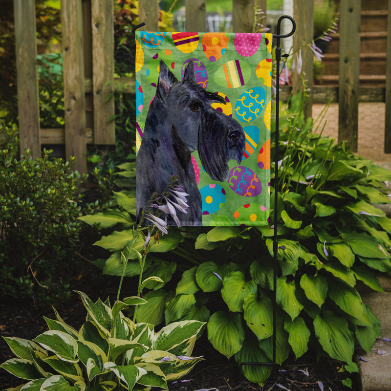 Drapeau de jardin Atara, Scottish-terrier (mauve et noir)