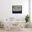 Abstrait, art texturé sur toile bleu doré-71354087-71354089