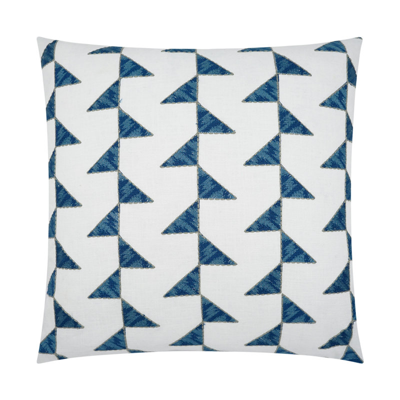 Alignment Pillow Cover & Insert, Lapis, Square 22"