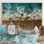 Plage, roches et rivage, vue aérienne III - Peinture sur toile-2101201171-2101201197