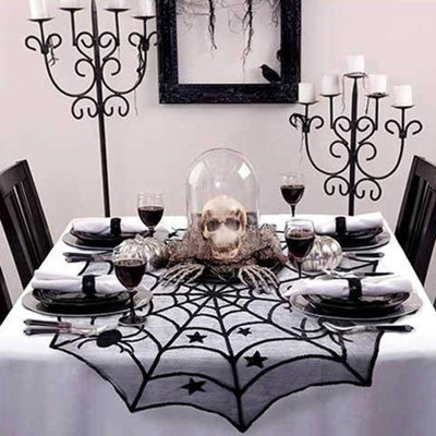 Nappe de fête d'Halloween Spiderweb