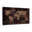 «Tea Coffee World Map», reproduction sur toile-679147826