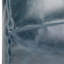 Pouf carré en cuir véritable bleu sarcelle de 18 po Manning