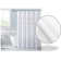 Lacie-Mia 13 Piece Polyester Shower Curtain Set