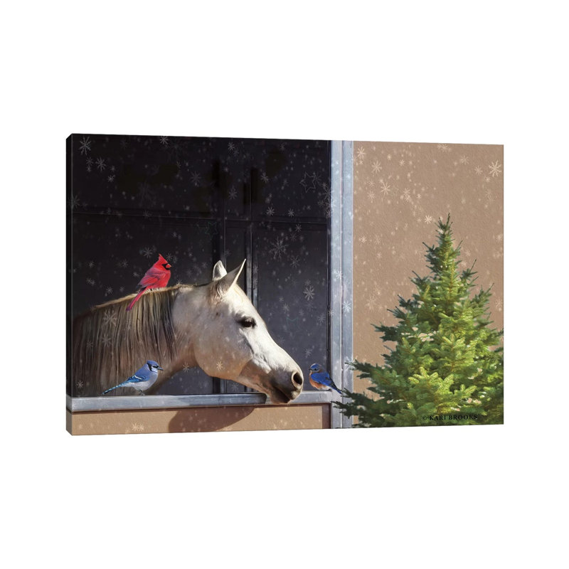 Christmas Morning 1 Piece Wrapped Canvas Wall Art, 30.48cm H x 45.72cm W