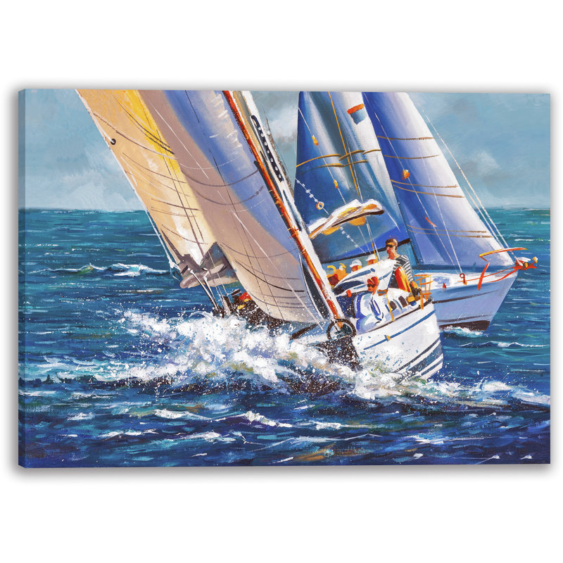 Voile, aventure sur toile tendue, H 30 po x l 40 po