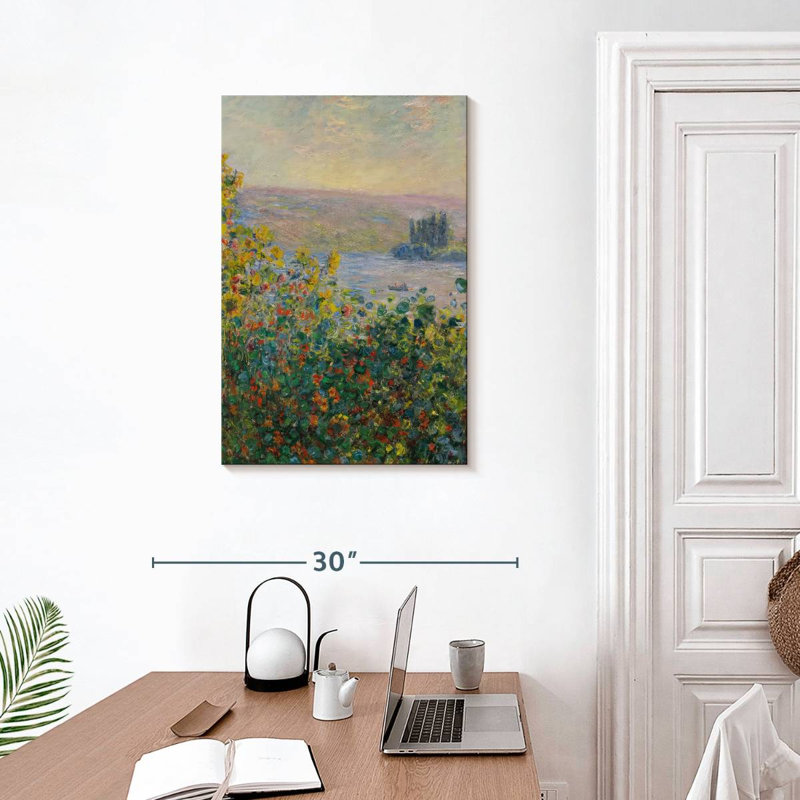 Parterres de fleurs Aime à Vetheuil, H 30 po x l 20 po