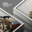 «Western Wood Effect Landscape 3D Illusion Mountain», reproduction d'art sur toile encadrée-73491319-73333577