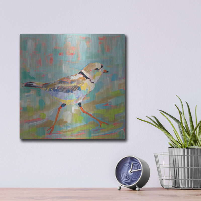 «Coastal Plover I» par Jeanette Vertentes, H 12 po x l 12 po