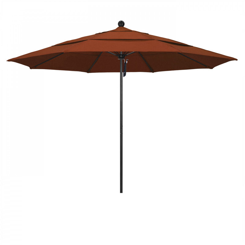 Parasol de marché 11 pi Nassau, Terre cuite - oléfine