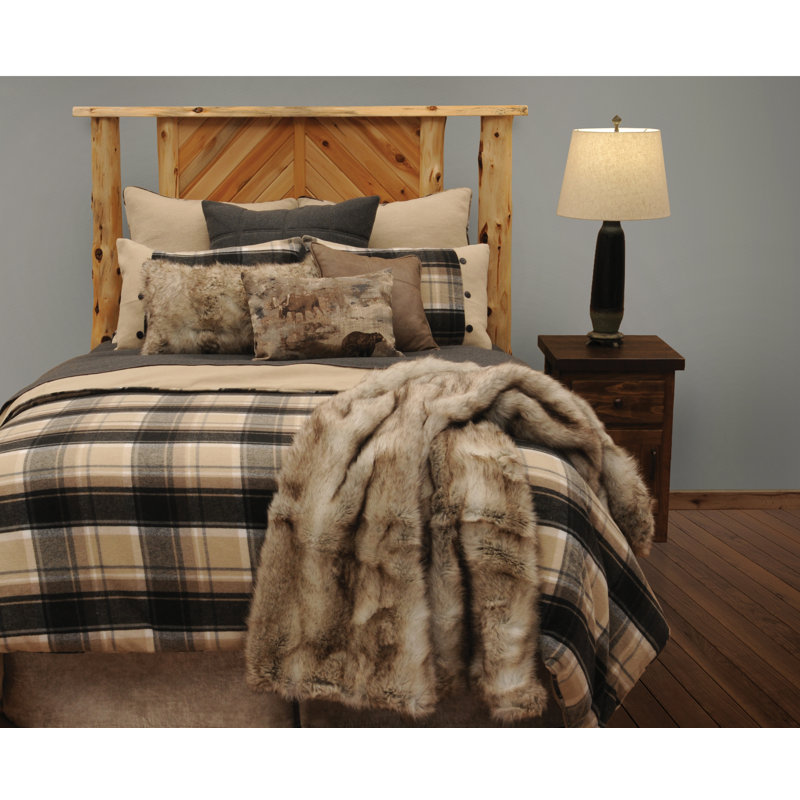 Wooded River Trapper - Bed Skirt - Queen, Queen