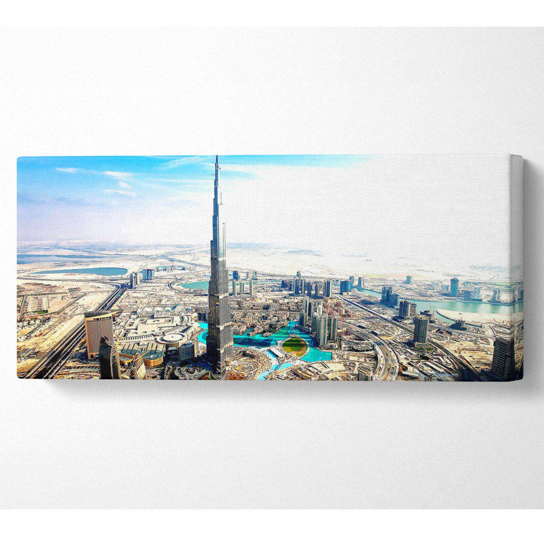 Burj Khalifa alias Burj Dubai Panoramaleinwand