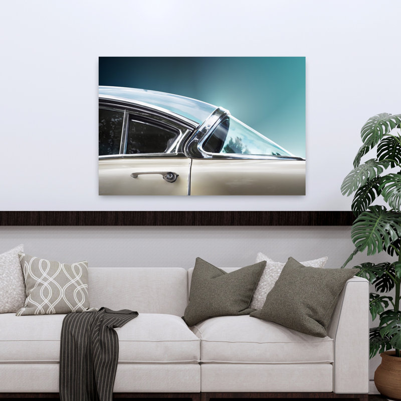 Art mural contemporain américain, American Classic Car, H 48 po x l 32 po