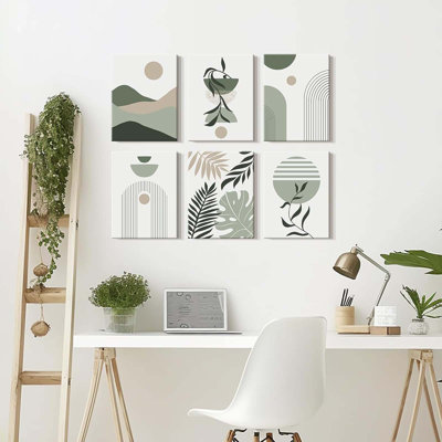 6 Piece Wrapped Canvas Print