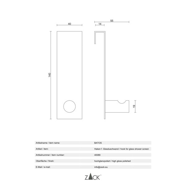 Dimensions du produit