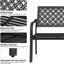 Powder Coated Steel Outdoor Bench-1200318896